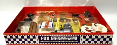 Very Rare New In Box Fox Starter Set For Control Line Flyers W/Fox .15 - Image 1 of 4