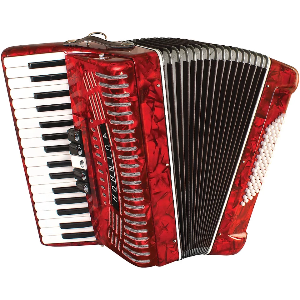 Красный басовый аккордеон Hohner Hohnica 1305 для начинающих 72 - Изображение 1 из 1