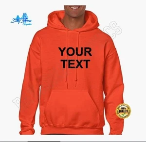 Custom Safety Hoodie Warnschutz Arbeit Sweatshirt Front Back Print Unisex - Bild 1 von 25