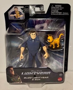 🐈 Disney Pixar Lightyear - Buzz Lightyear und Sox Actionfiguren - Mattel 🆕NEU - Bild 1 von 2