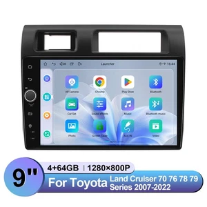 9Inch Car Multimedia Player For Toyota Land Cruiser 70 76 78 79 Series 2007-2022 - Picture 1 of 15