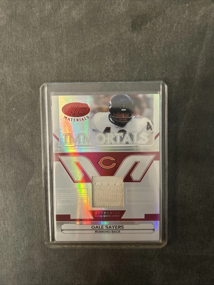 2006 Leaf Certified Materials Immortals Gale Sayers Game-Used Jersey 01/75 Bears - Image 1 of 2