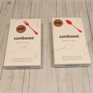 Set Cucchiaini da Caffè e Forchettine Da Dolce Sambonet - Foto 1 di 8