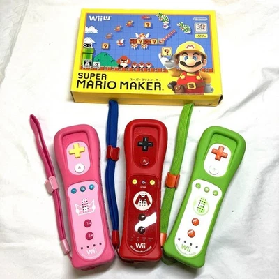 Nintendo Wii U Software Super Mario Maker Limited & Wii Remote Plus Set Used - Image 1 of 4