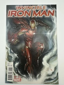 Invincible Iron Man #1 (2015) NM - 1:25 Granov Variant | Marvel Relaunch Key - Bild 1 von 2
