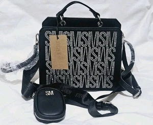 STEVE MADDEN Bevelyn Crystal Embellished Gem Crossbody BAG Satchel Pouch BNWT - Picture 1 of 8