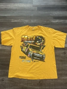 Nascar Shirt Herren XL Matt Kenseth Gelb Racing Nascar Dewalt Chase Authentic - Bild 1 von 6