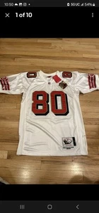 100 Authent Jerry Rice Mitchell & Ness 1996 SF 49ers Jersey Size 48 M Superbowl - Picture 1 of 9