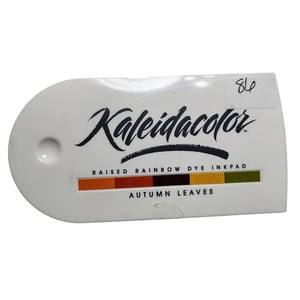 Kaleidacolor Herbstblätter erhaben Regenbogen Farbe Stempelkissen Stempelkissen Basteln Kunst - Bild 1 von 3