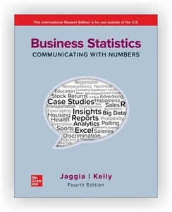 Business Statistics: Communicating with Numbers ISE - Imagen 1 de 1