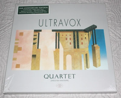 ULTRAVOX - Quartet  (2023 40th Anniversary Deluxe 4 x LP Clear Vinyl Box)  New - Image 1 of 2