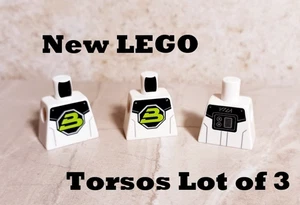LEGO Space Blacktron Torso Lote de 3 Sin brazos Super Excelente De Colección Retro Genial - Imagen 1 de 1