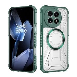 For OnePlus 13, Luxury Wireless Charge Hybrid Armor Clear Acrylic Case Cover - Picture 1 of 16