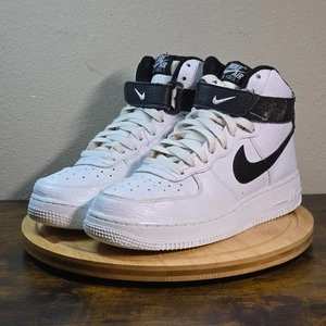 Nike Air Force 1 Men's Sneakers Size 6 Hi-top White Black - Picture 1 of 13
