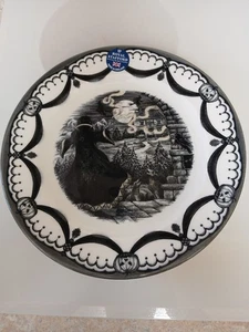Juego de 4 platos de cena Royal Stafford 1666 casa embrujada espantapájaros 11" - Imagen 1 de 9