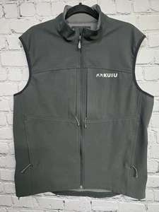 Kuiu Guide Fleece Lined Vest Mens XL Black Full Zip Hunting Outdoor Gorpcore - Picture 1 of 10