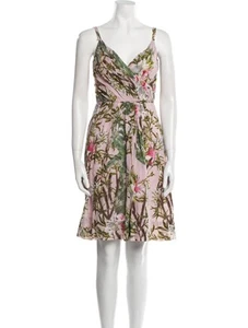 Robe en coton col V rose à fleurs Isabel Marant Etoile taille 6 (38) - Photo 1/8