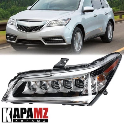 Full LED Headlight Headlamp Driver Left For Acura MDX 2014 2015 2016 Turn Signal - Image 1 of 4