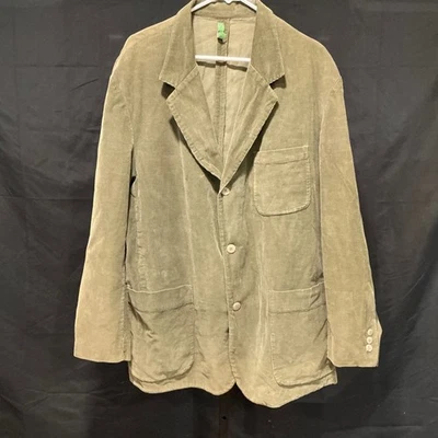 J Crew мужской вельветовый блейзер куртка оливковый хлопок размер L - Изображение 1 из 4