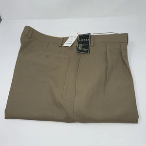 Lauren Ralph Lauren Chino Hose Herren 40x32 Khaki Wolle Total Comfort Straight Fit - Bild 1 von 9