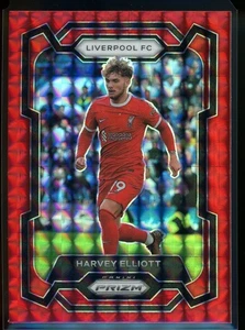2023-24 Panini Prizm Premier League Harvey Elliott Red Mosaic Liverpool #79 - Bild 1 von 2