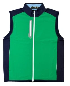 $168 RLX Ralph Lauren Cremallera Cuello Simulado Rendimiento Absorbente Golf Chaleco Chaqueta M - Imagen 1 de 8
