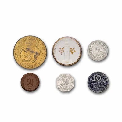 Dinero de emergencia Alemania Notgeld (moneda al azar) Foto 1 de 2