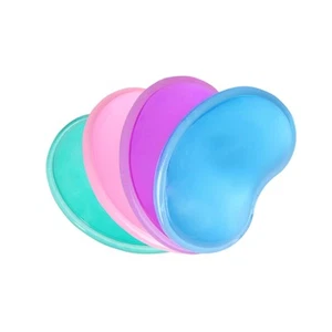 Wavy Mouse Pad Wrist Rest Hear Shape Translucent Silicone Gel Desk Mousepad - Bild 1 von 11