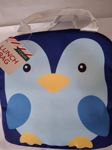 Bolso de mano Penguin para niños pequeños mochila súper linda con cremallera azul y amarillo - Imagen 1 de 9