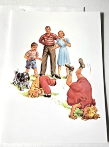 Greeting Card Blank Card Fun with Dick and Jane The New We Work and Play Kids - Picture 1 of 2