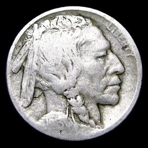 1913 - D Typ 2 Büffelnickel ---- schöne Münze ---- #179K - Bild 1 von 2