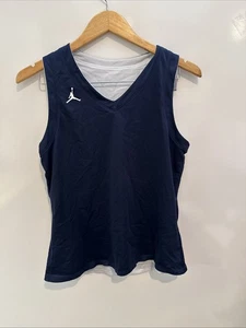 JORDAN MAGLIA ALLENAMENTO DONNA SQUADRA REVERSIBILE BLU NAVY/BIANCO TAGLIA MEDIA - Foto 1 di 10