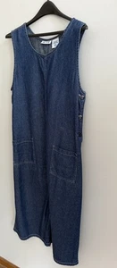 Vestido vaquero vintage de algodón Blair para mujer talla S bolsillos botones laterales abertura - Imagen 1 de 10