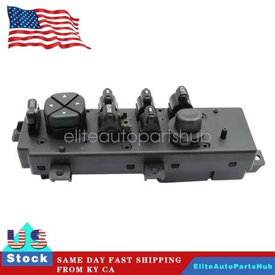 Interruptor de ventana eléctrica del conductor delantero para Jeep Grand Cherokee 1999 2000 2001-2004 NUEVO Foto 1 de 4