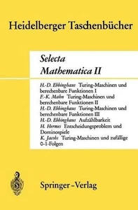Selecta Mathematica II by H.D. Ebbinghaus (German) Paperback Book - Picture 1 of 1