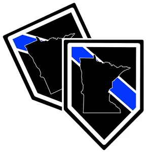 Brotherhood® Police Aufkleber - State of Minnesota - 20 DECALS - Bild 1 von 2