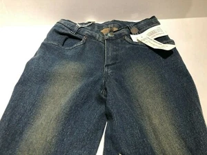 Mädchen Denim Hosen - Größe 12 R - Reißverschluss vorne - marineblau  - Bild 1 von 12