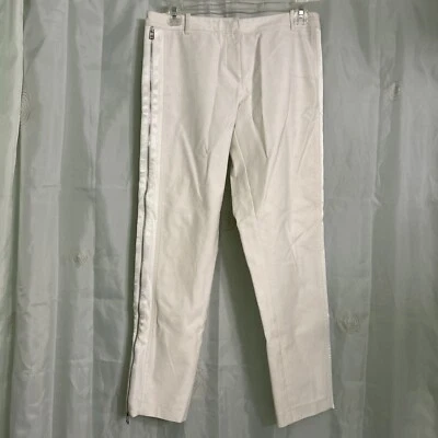 Pantalones de vestir Robert Rodriguez invierno blancos con cremallera lateral. Talla 2 Foto 1 de 4