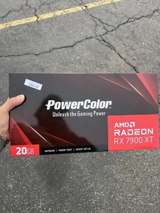 PowerColor AMD Radeon RX 7900 XT 20GB GDDR6 4K Graphics Card W Warranty 2027 - Picture 1 of 3