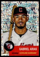 2022 Topps Chrome Platinum  Speckle Refractor Gabriel Arias /150 Cleveland