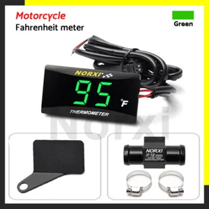 koso water temp 32-248°F Digital Fahrenheit Meter GREEN+18mm Holder Norxi  - Picture 1 of 11