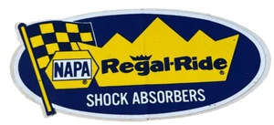 OEM NOS Vintage NAPA Regal-Ride Shock Absorbers 4.75" Decal Sticker Hot Rod - Picture 1 of 3