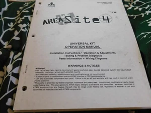 Atari Área sitio 4 manuales de arcade  - Imagen 1 de 2