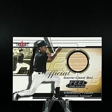 Moises Alou 2001 Fleer Feel the Game Baseball #1 Bat Relic Houston Astros LOOK!!