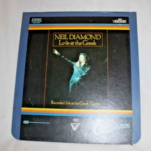 CED VideoDisc : NEIL DIAMOND - Love At The Greek : PAL/UK 1983 - Picture 1 of 5