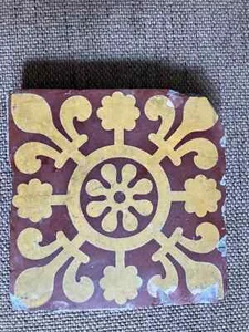 Antique Minton floor tile, church - Picture 1 of 3