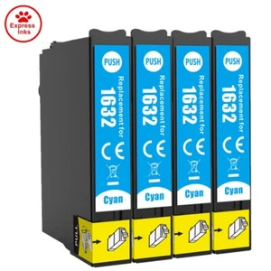 4 Tintenpatronen Cyan für Epson Work Force 2010W 2520NF 2530WF 2630WF 2660DWF - Bild 1 von 7