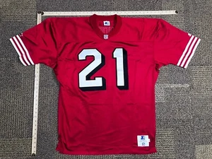 Vintage Authentic Starter Deion Sanders Prime Red San Francisco 49ers Jersey 52 - Picture 1 of 5