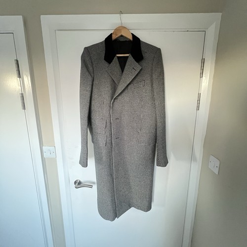 Balenciaga Cappotto Uomo Pied de Poule 50 Demna Prima Collezione