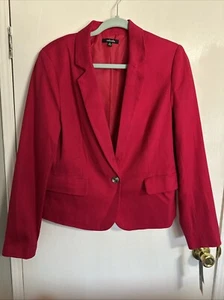 Rafaella Lined / 1 Button Blazer, Size 14; Color - Cerise New With Tags - Picture 1 of 10